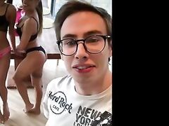 VERY b. ANAL SESSION WITH MAX FELICITAS AND DELLAI TWINS SISTERS